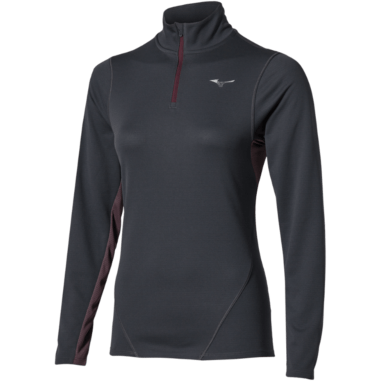 Жіноча футболка Mizuno TECH THERMAL CHARGE BREATH THERMO HALF ZIP LONG SLEEVE TEE (J2GAD71267) фото 1