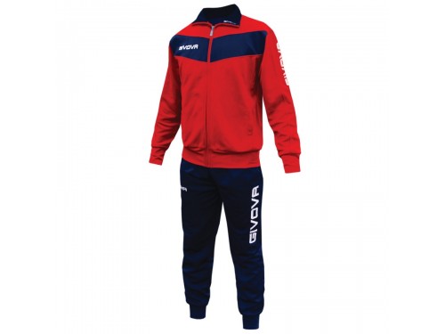 Спортивный костюм Givova TUTA VISA (Красный/Синий)