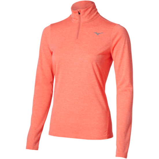 Женская футболка Mizuno CORE IMPULSE HALF ZIP LONG SLEEVE TEE (J2GAC71653) фото 1