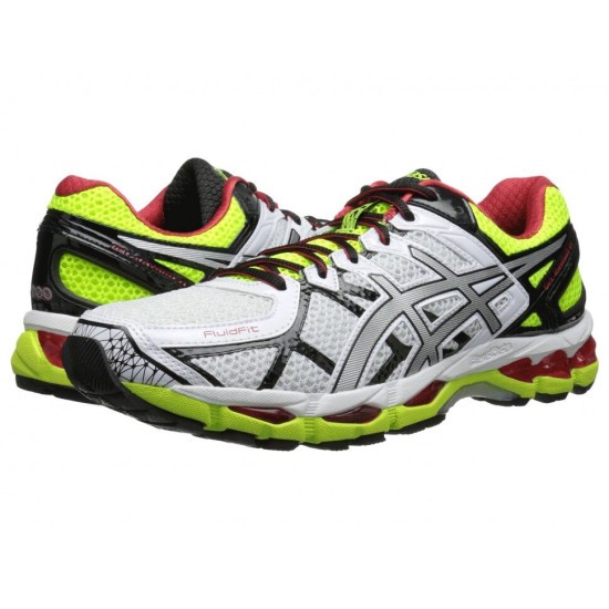 ASICS GEL-Kayano® 21 (White/Lightning/Flash yellow) фото 1