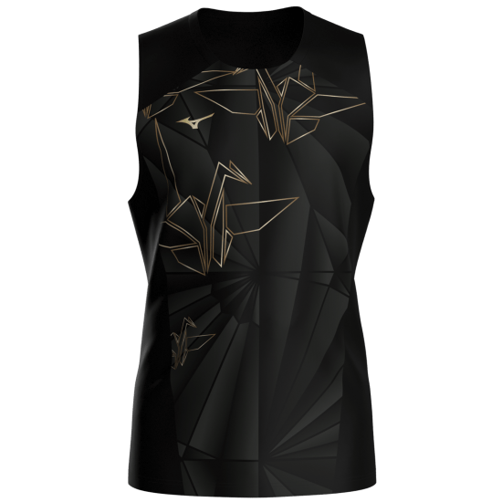 Мужская майка Mizuno ACTIVE DRYAEROFLOW GRAPHIC TANK TOP (J2GAD05099) фото 1