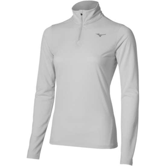 Женская футболка Mizuno CORE IMPULSE HALF ZIP LONG SLEEVE TEE (J2GAC71606) фото 1