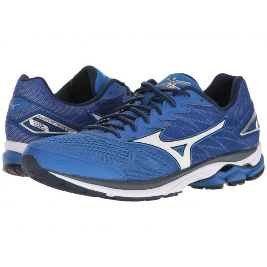 Mizuno Wave Rider 20 (Nautical Blue/Silver/White) фото 1
