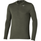Мужская футболка Mizuno CORE IMPULSE HALF ZIP LONG SLEEVE TEE (J2GAC53536)