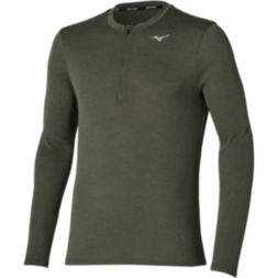 Мужская футболка Mizuno CORE IMPULSE HALF ZIP LONG SLEEVE TEE (J2GAC53536)