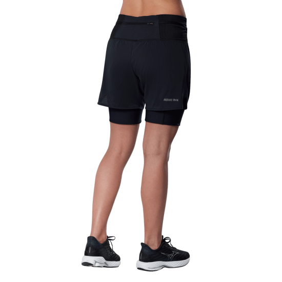 Женские шорты Mizuno TRAIL MULTIPOCKET 2IN1 SHORT (J2GBD21409) фото 2