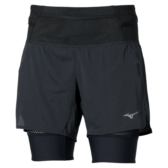 Женские шорты Mizuno TRAIL MULTIPOCKET 2IN1 SHORT (J2GBD21409) фото 3