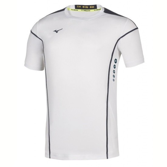 Детская теннисная футболка Mizuno HEX RECT TEE JR (62EA810271) фото 1