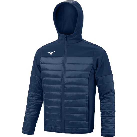 Чоловіча Mizuno SAPPORO HOODED HYBRID JACKET M (32FE9A0214) фото 1