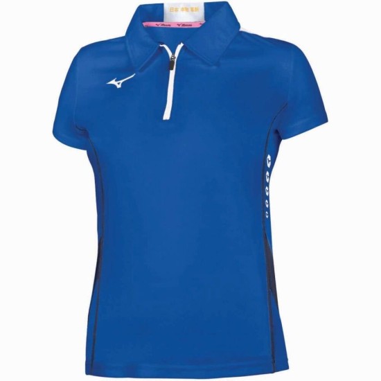 Женское теннисное поло Mizuno HEX RECT ZIP POLO (62EA720122) фото 1