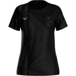 Женская футболка Mizuno ACTIVE DRYAEROFLOW GRAPHIC SHORT SLEEVE TEE (J2GAD25790)