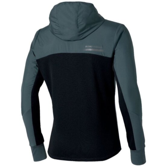 Чоловіча Mizuno ACTIVE WARMALITE HYBRID FULL ZIP HOODED LONG SLEEVE TOP (J2GCD50107) фото 2