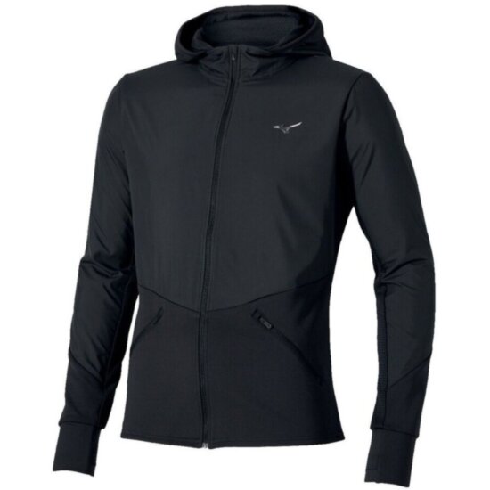 Чоловіча Mizuno ACTIVE WARMALITE HYBRID FULL ZIP HOODED LONG SLEEVE TOP (J2GCD50109) фото 1