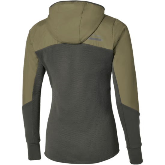 Жіноча Mizuno ACTIVE WARMALITE HYBRID FULL ZIP HOODED LONG SLEEVE TOP (J2GCD70138) фото 2
