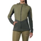 Жіноча Mizuno ACTIVE WARMALITE HYBRID FULL ZIP HOODED LONG SLEEVE TOP (J2GCD70138)
