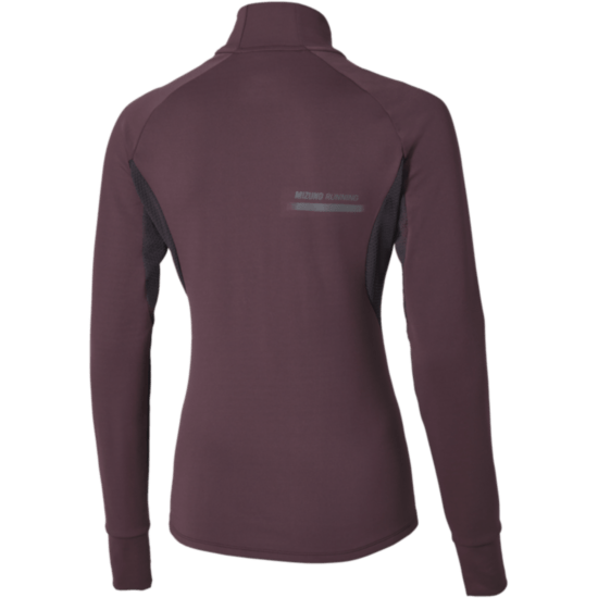 Жіноча толстовка Mizuno ACTIVE WARMALITE HALF ZIP LONG SLEEVE TOP (J2GCD70566) фото 2