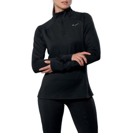 Жіноча толстовка Mizuno ACTIVE WARMALITE HALF ZIP LONG SLEEVE TOP (J2GCD70509) фото 3