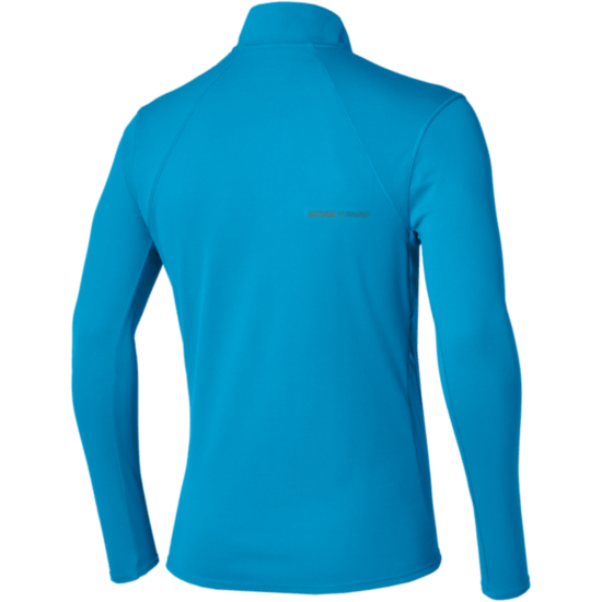 Мужская футболка Mizuno TECH THERMAL CHARGE BREATH THERMO HALF ZIP LONG SLEEVE TEE (J2GAD50421) фото 2