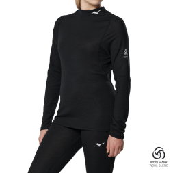 Женское термобелье Mizuno PREMIUM MERINO WOOL HIGH NECK (A2GAC78209)