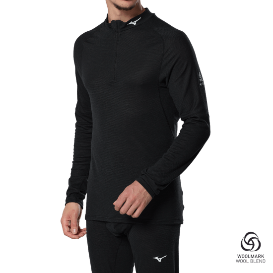 Мужское термобелье Mizuno PREMIUM MERINO WOOL HALF ZIP (A2GAC68009) фото 1