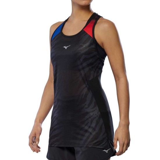 Женская майка Mizuno DRYAEROFLOW GRAPHIC TANK(W) (J2GAC20399) фото 1