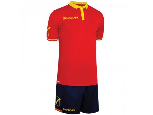 Комплект формы Givova KIT WORLD (Rosso/Blu)